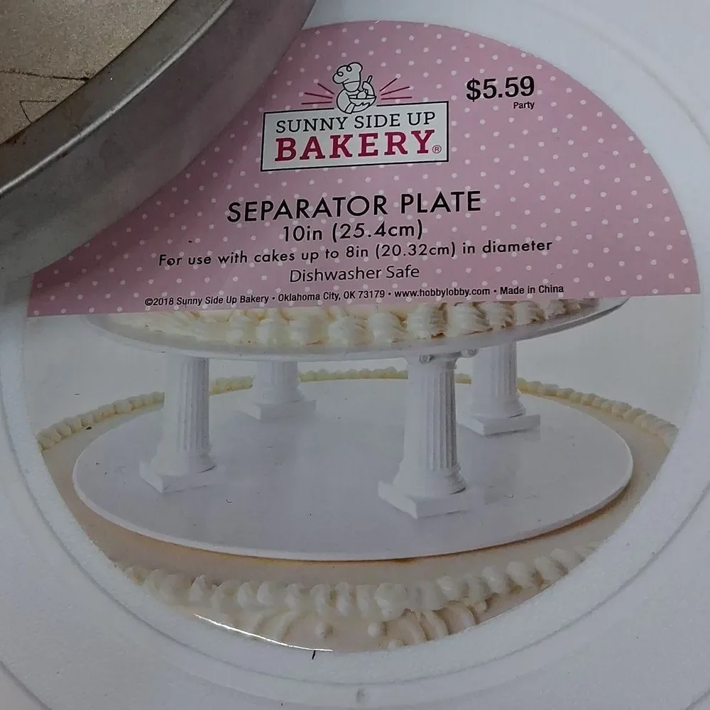 Bundle‎ Cake separator plates, pillars, pans  for Weddings, & special events